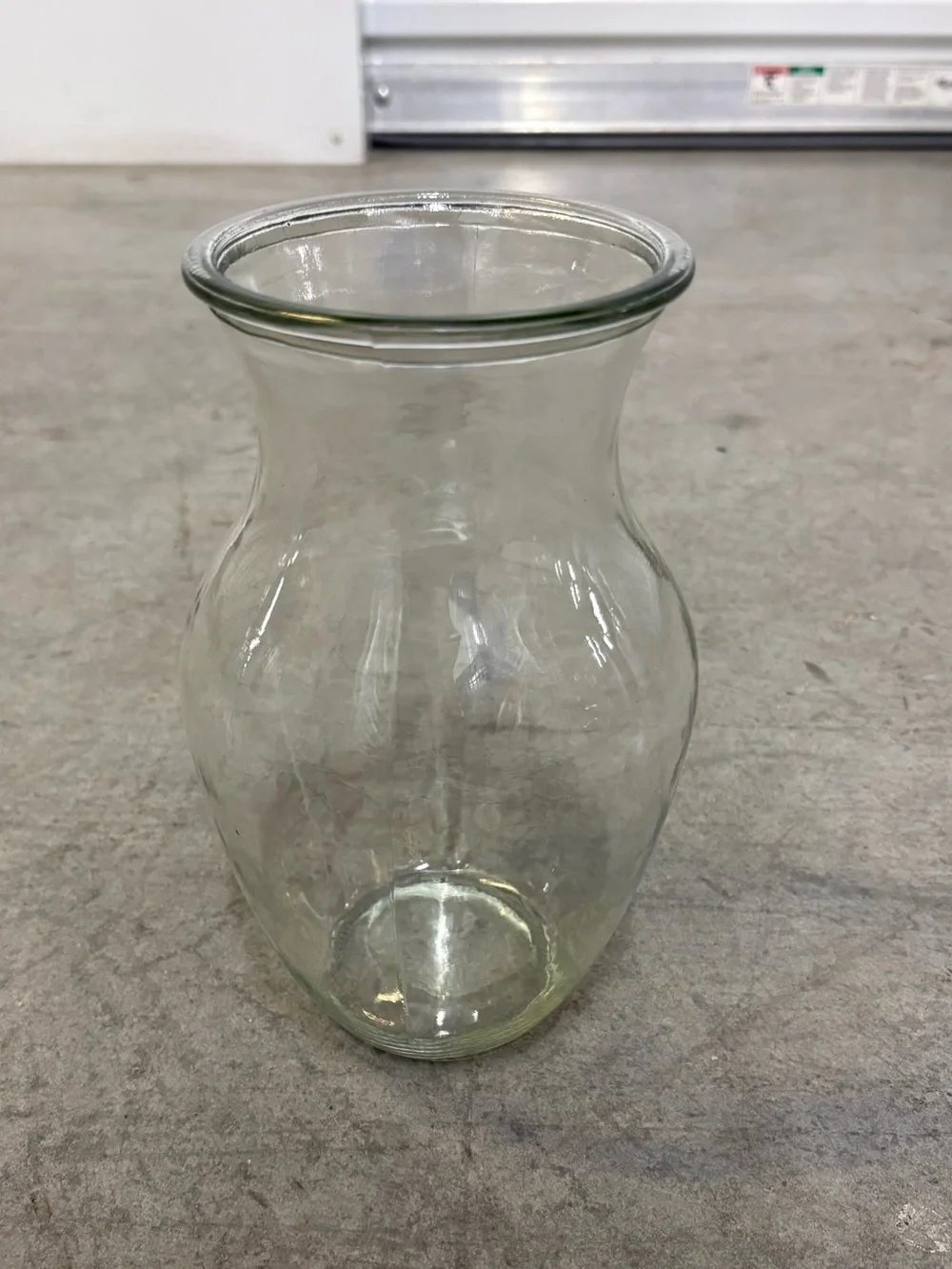 Clear Glass Vase for Floral Arrangements